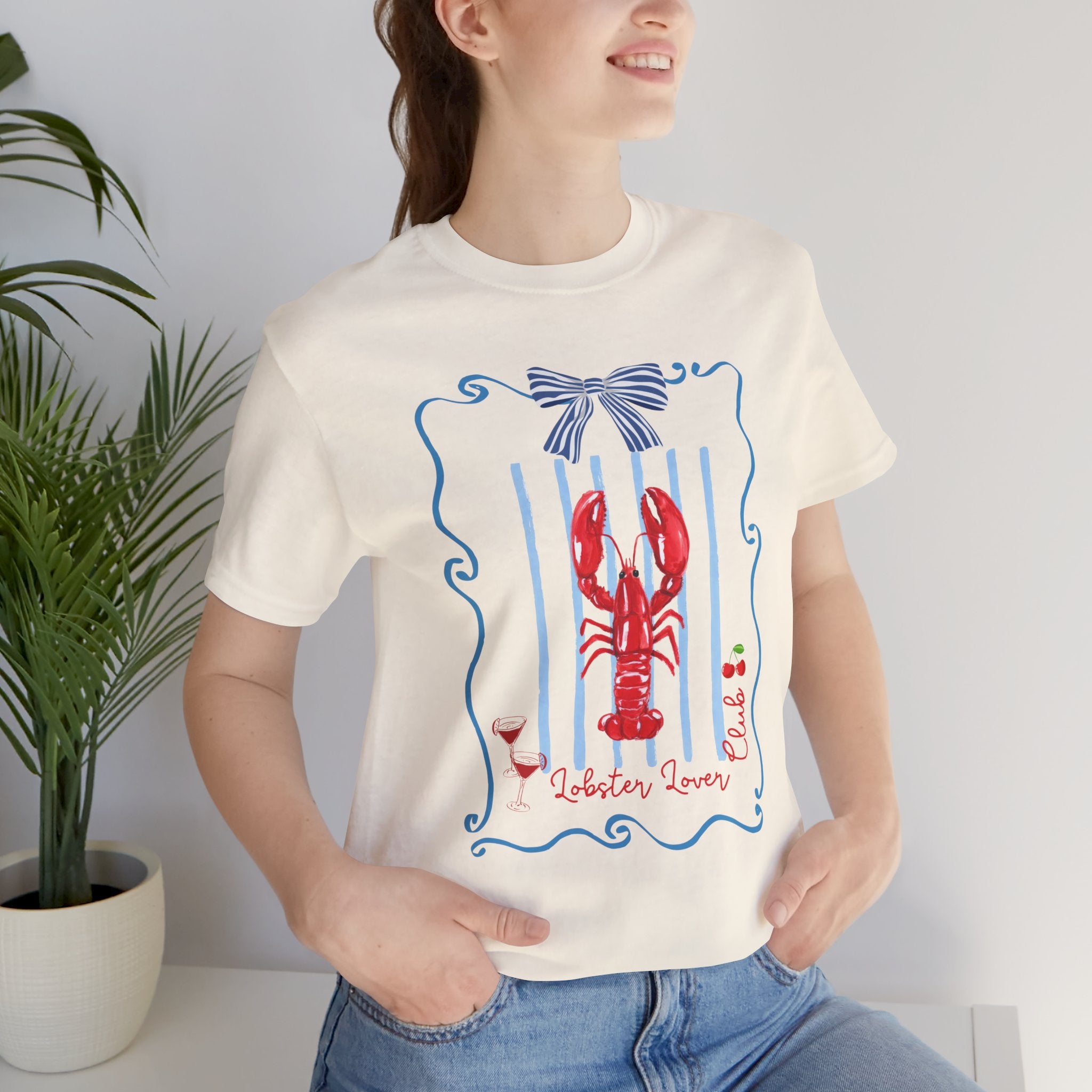 Lobster Club Tee — Casual Short-Sleeve Shirt for Seafood Lovers