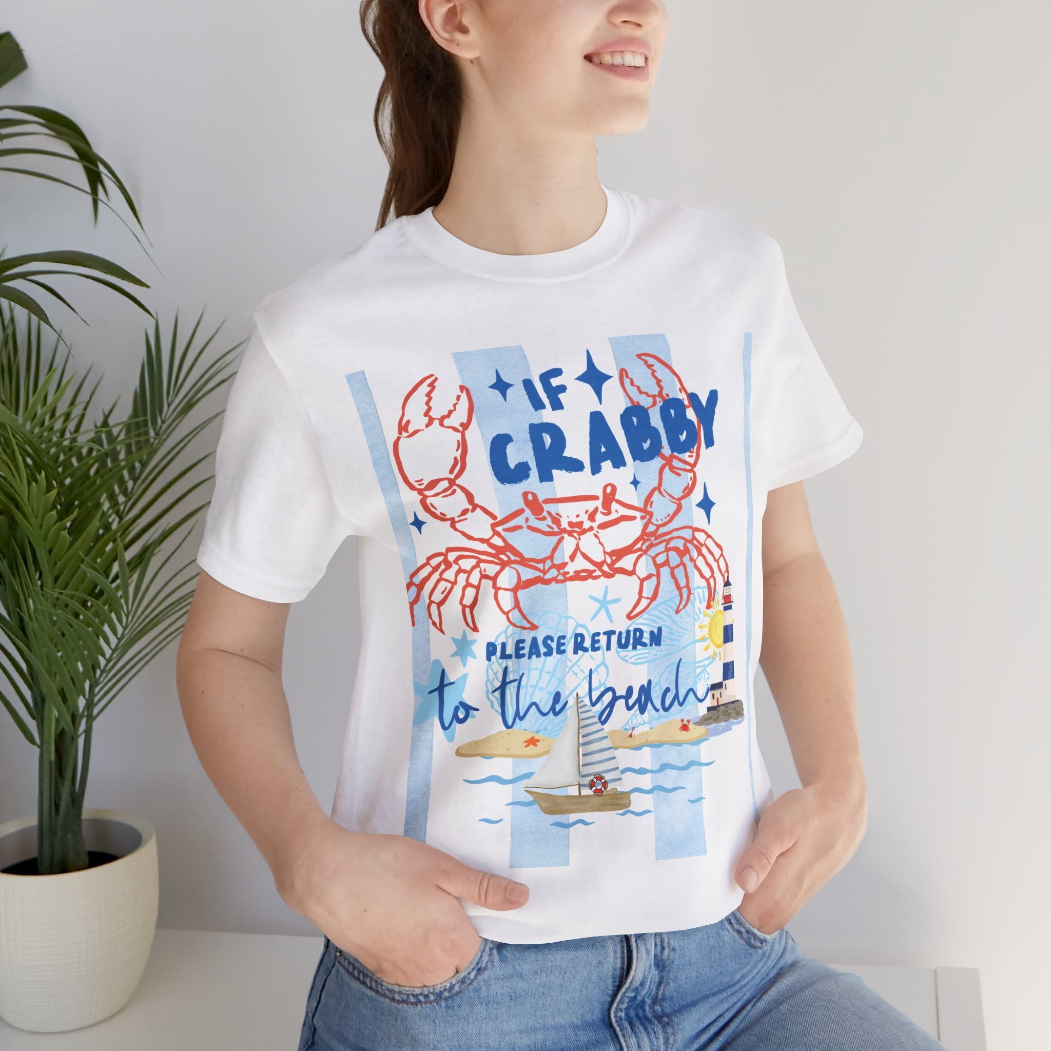 If Crabby Please Return to the Beach T-Shirt