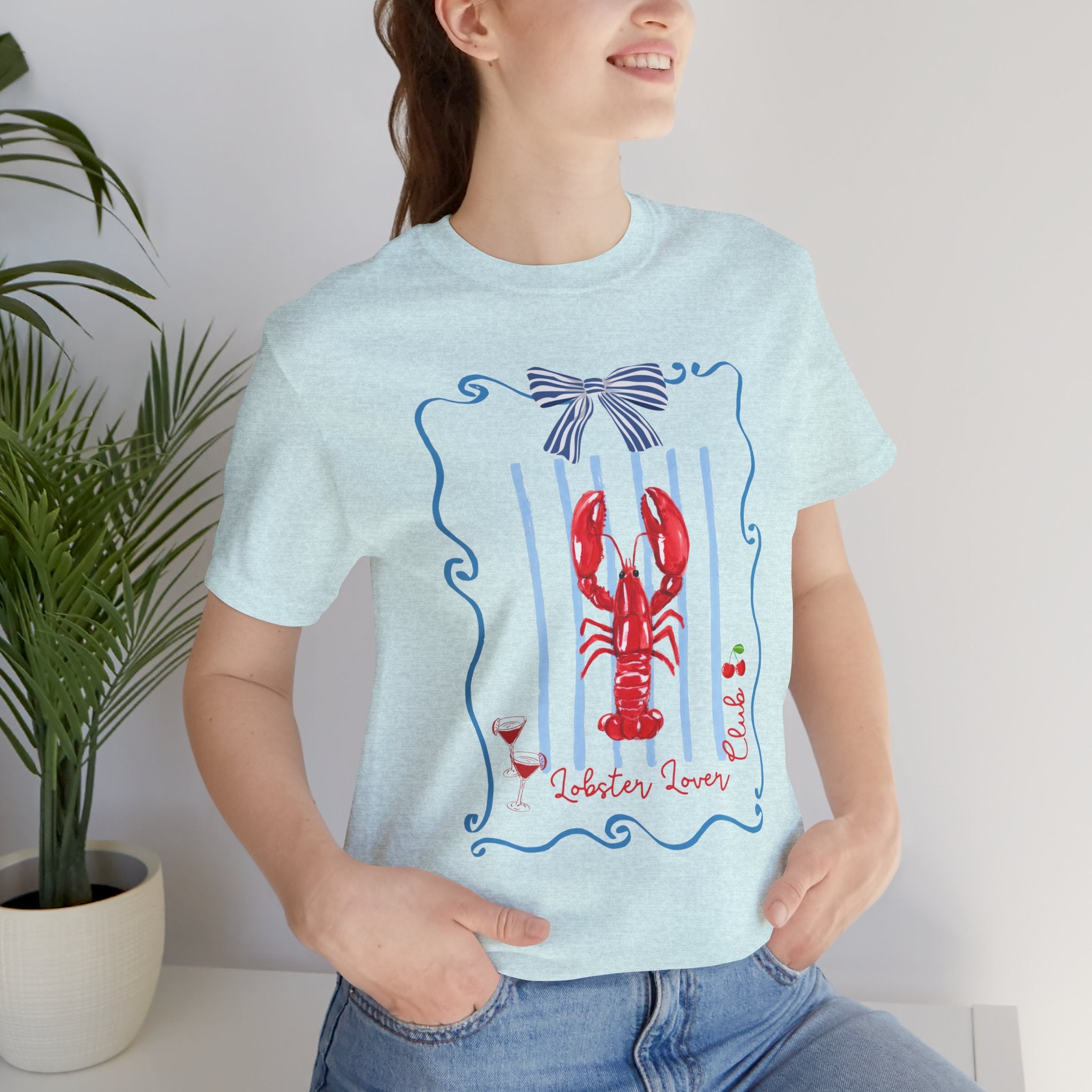 Lobster Club Tee — Casual Short-Sleeve Shirt for Seafood Lovers