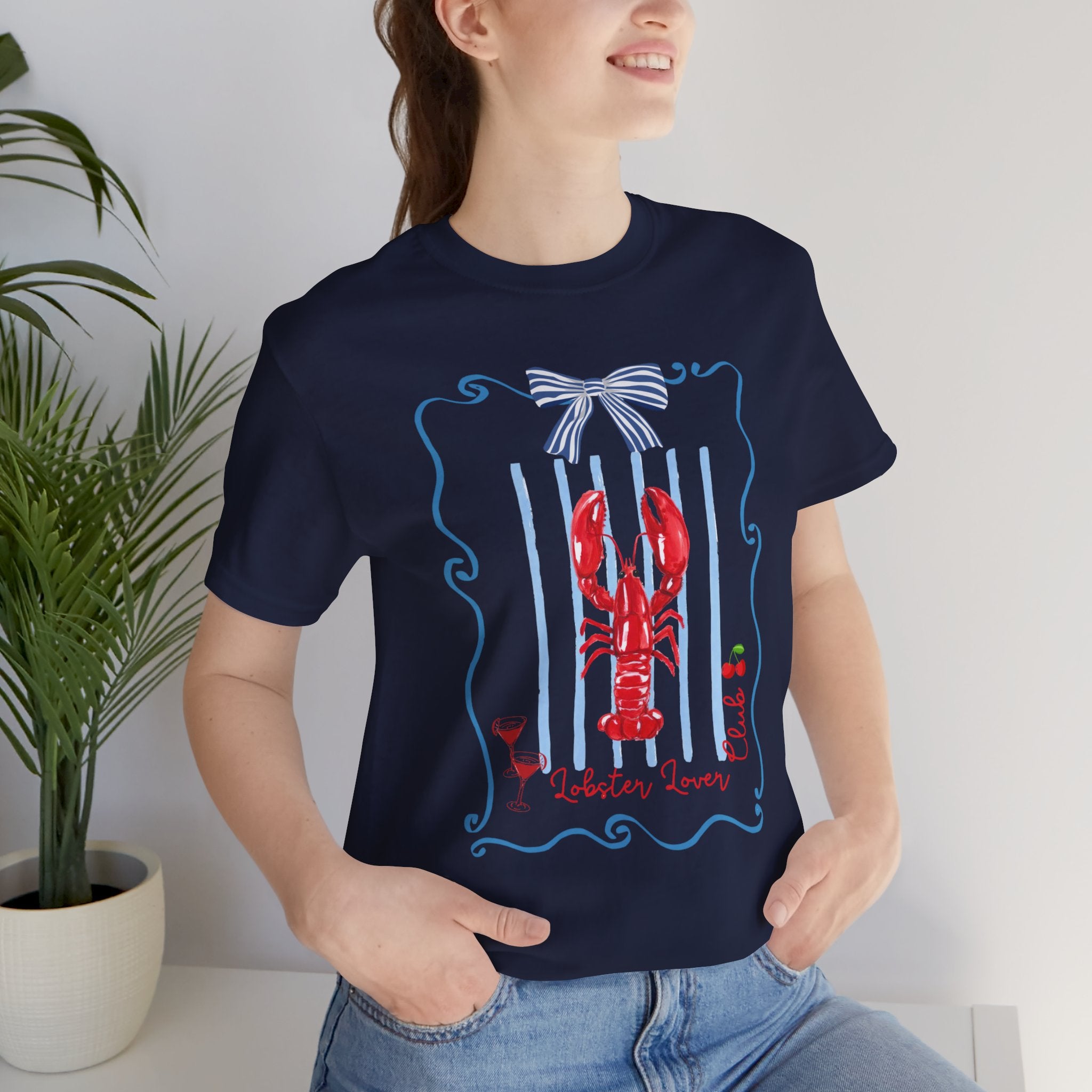 Lobster Club Tee — Casual Short-Sleeve Shirt for Seafood Lovers