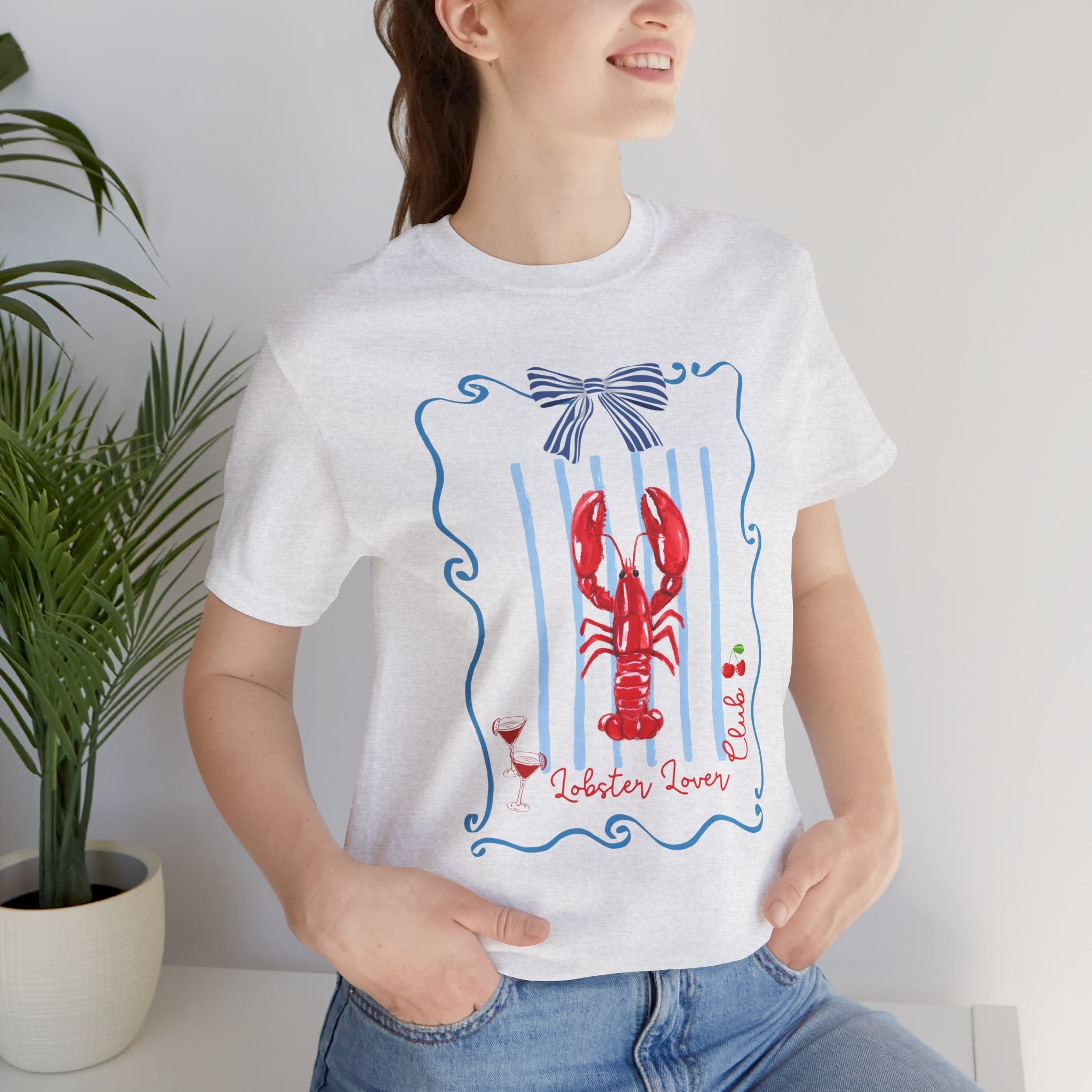 Lobster Club Tee — Casual Short-Sleeve Shirt for Seafood Lovers