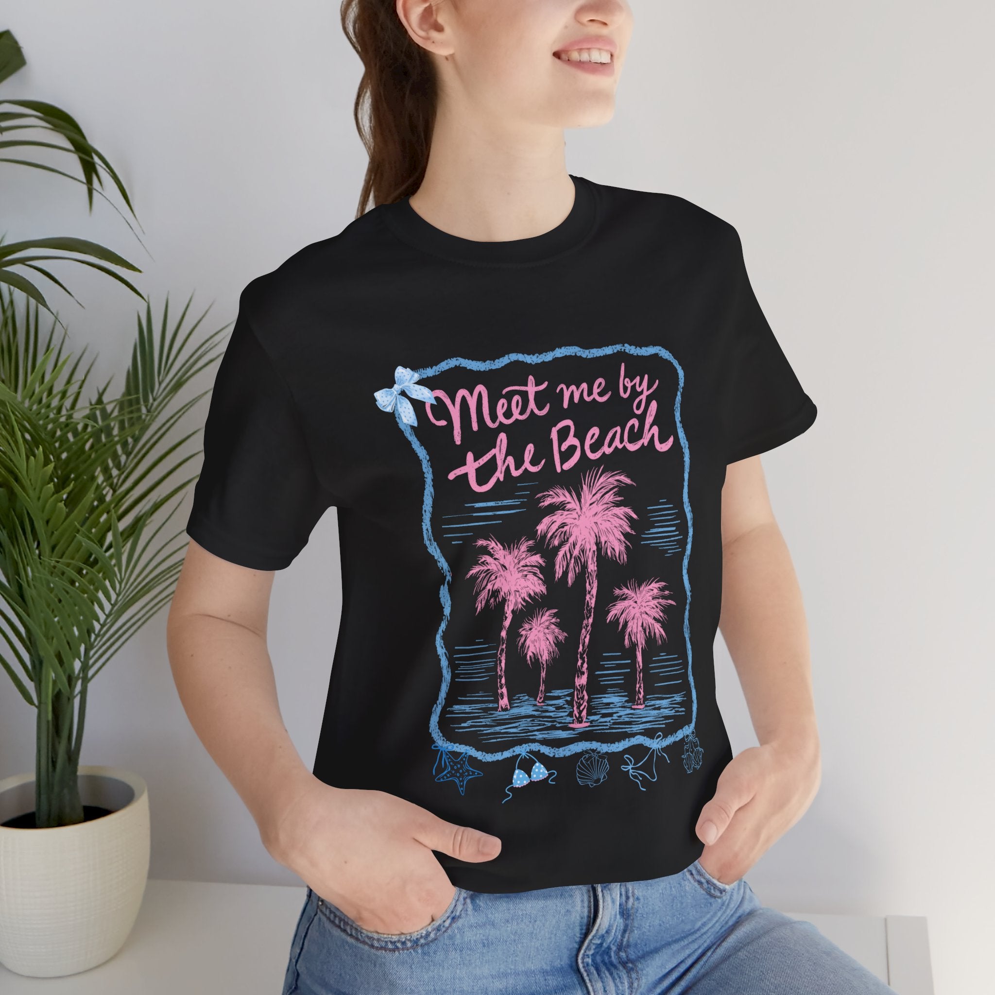 Meet Me at the Beach T-Shirt — Casual Beach Tee
