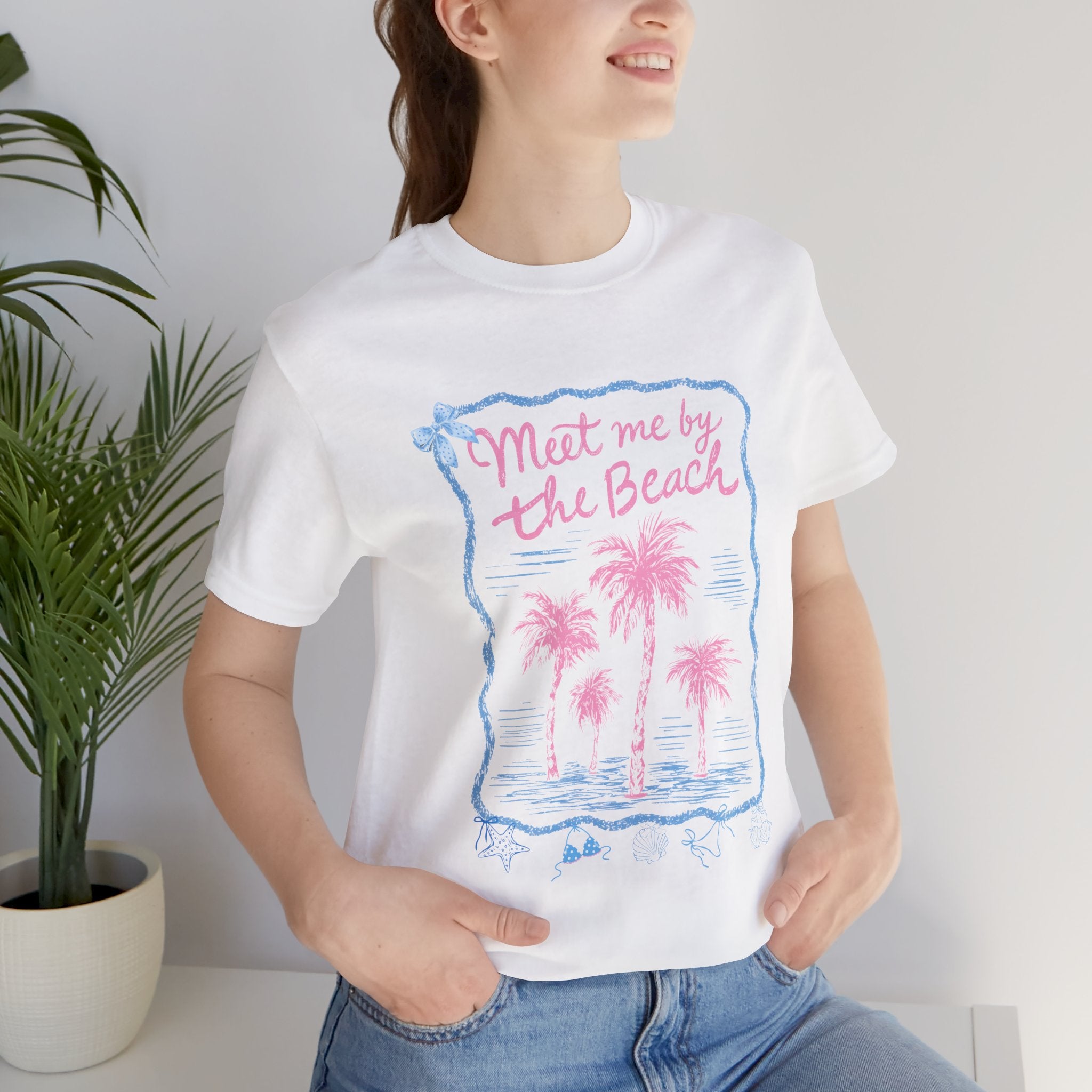 Meet Me at the Beach T-Shirt — Casual Beach Tee