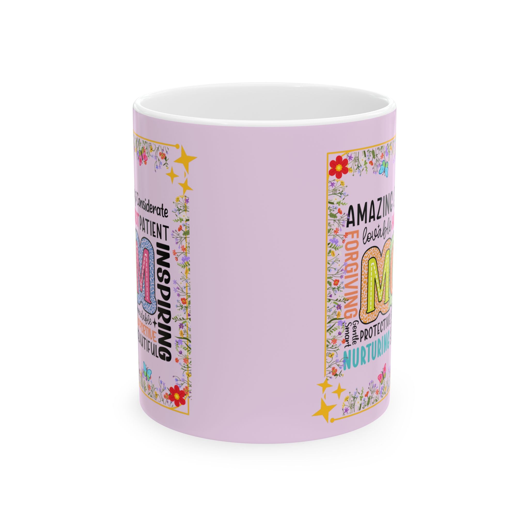 Mother Word-Cloud Ceramic Mug — Inspirational Mom Gifts (11oz & 15oz)