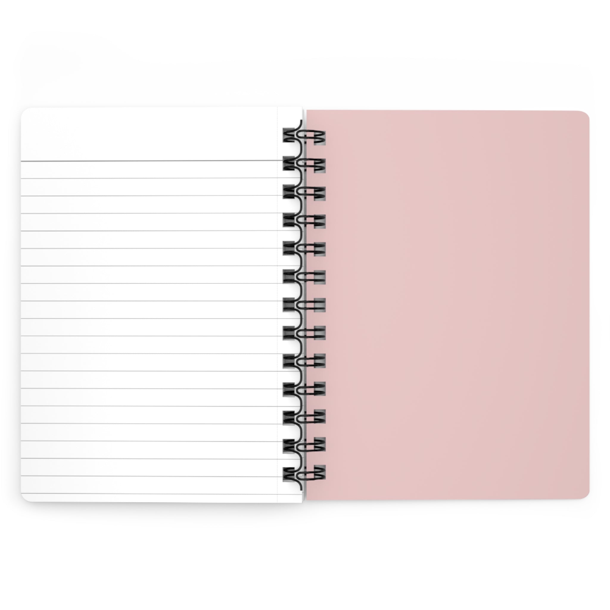 Floral Pink Watercolor Spiral Journal — "Journal" Covered Notebook for Notes & Gifts