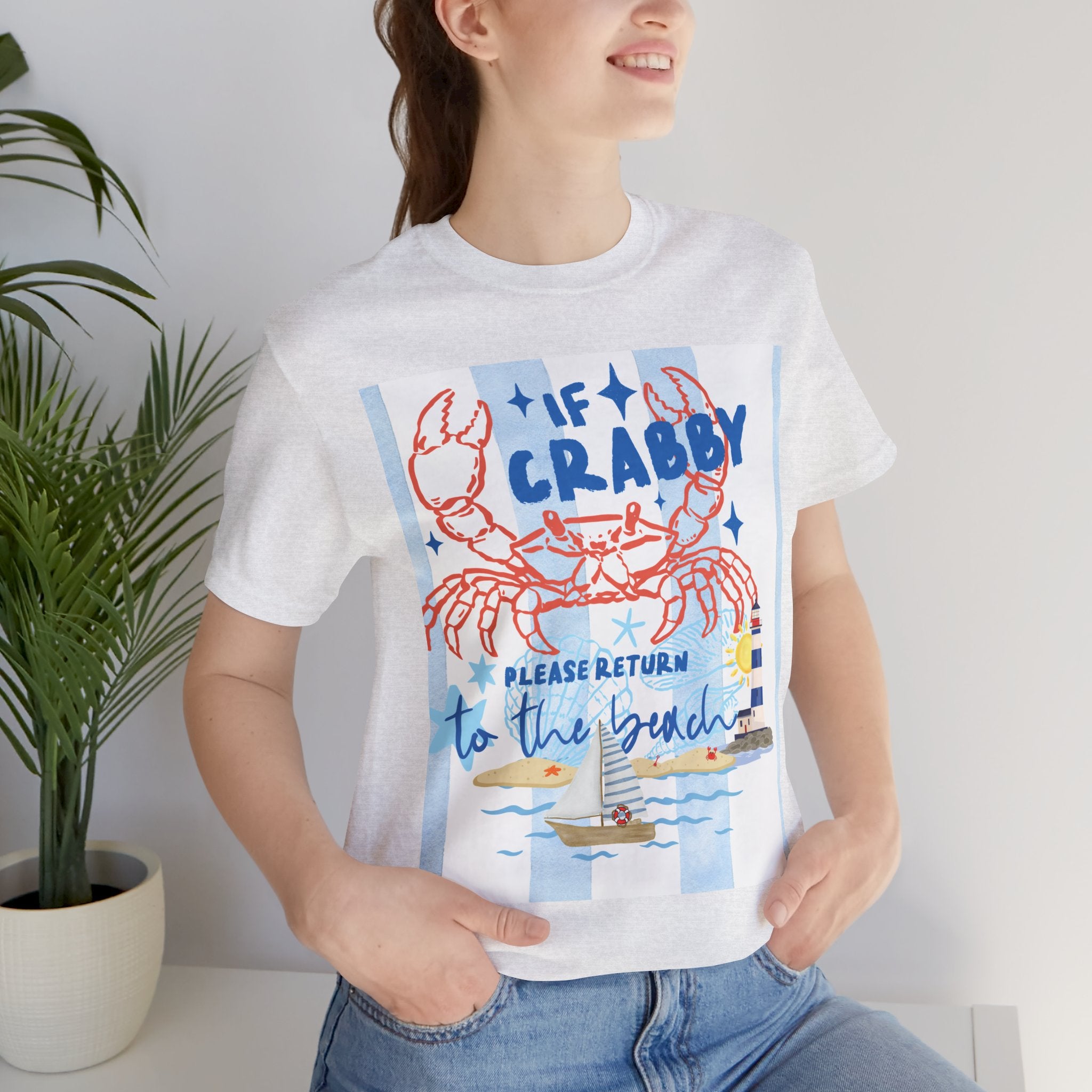 If Crabby Please Return to the Beach T-Shirt