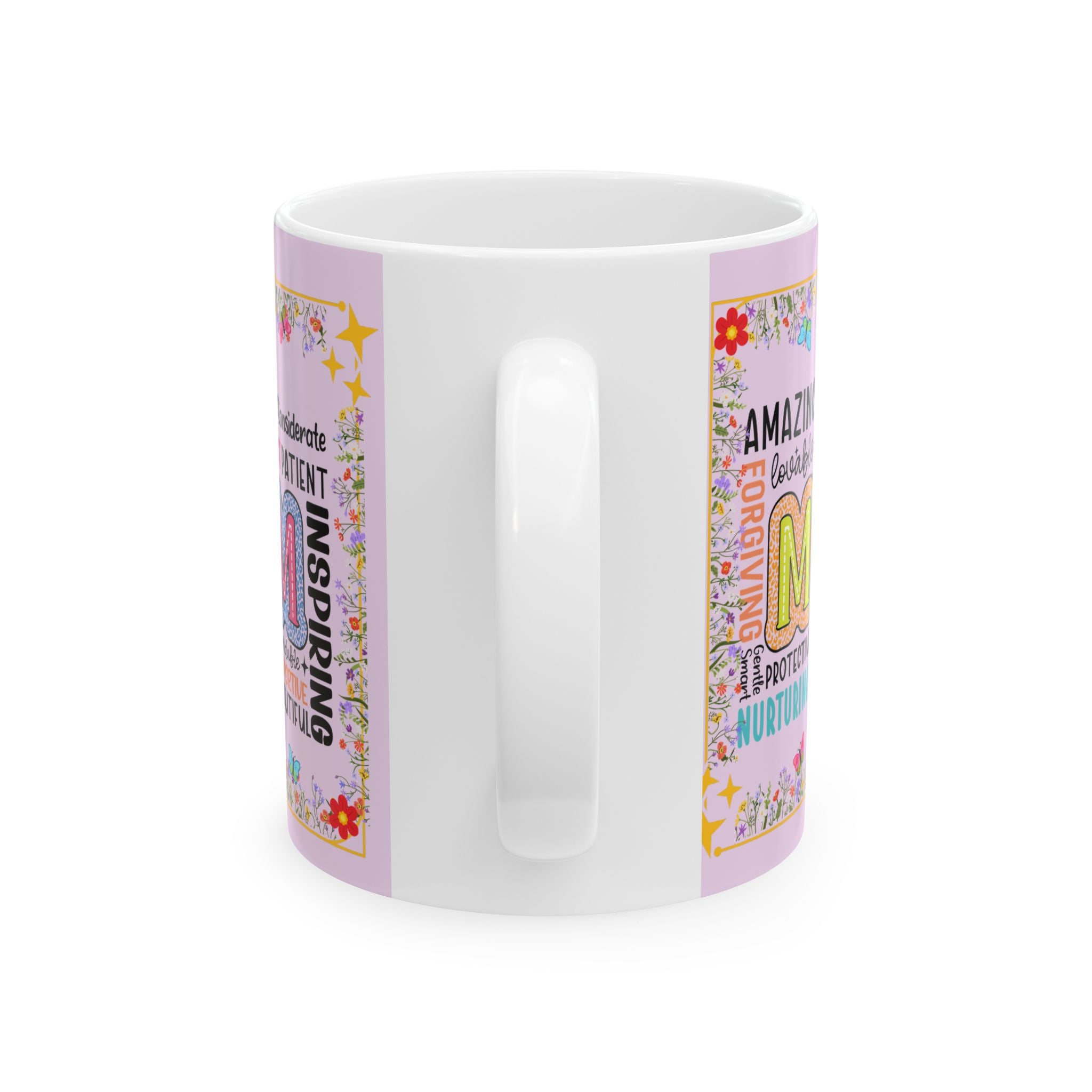 Mother Word-Cloud Ceramic Mug — Inspirational Mom Gifts (11oz & 15oz)