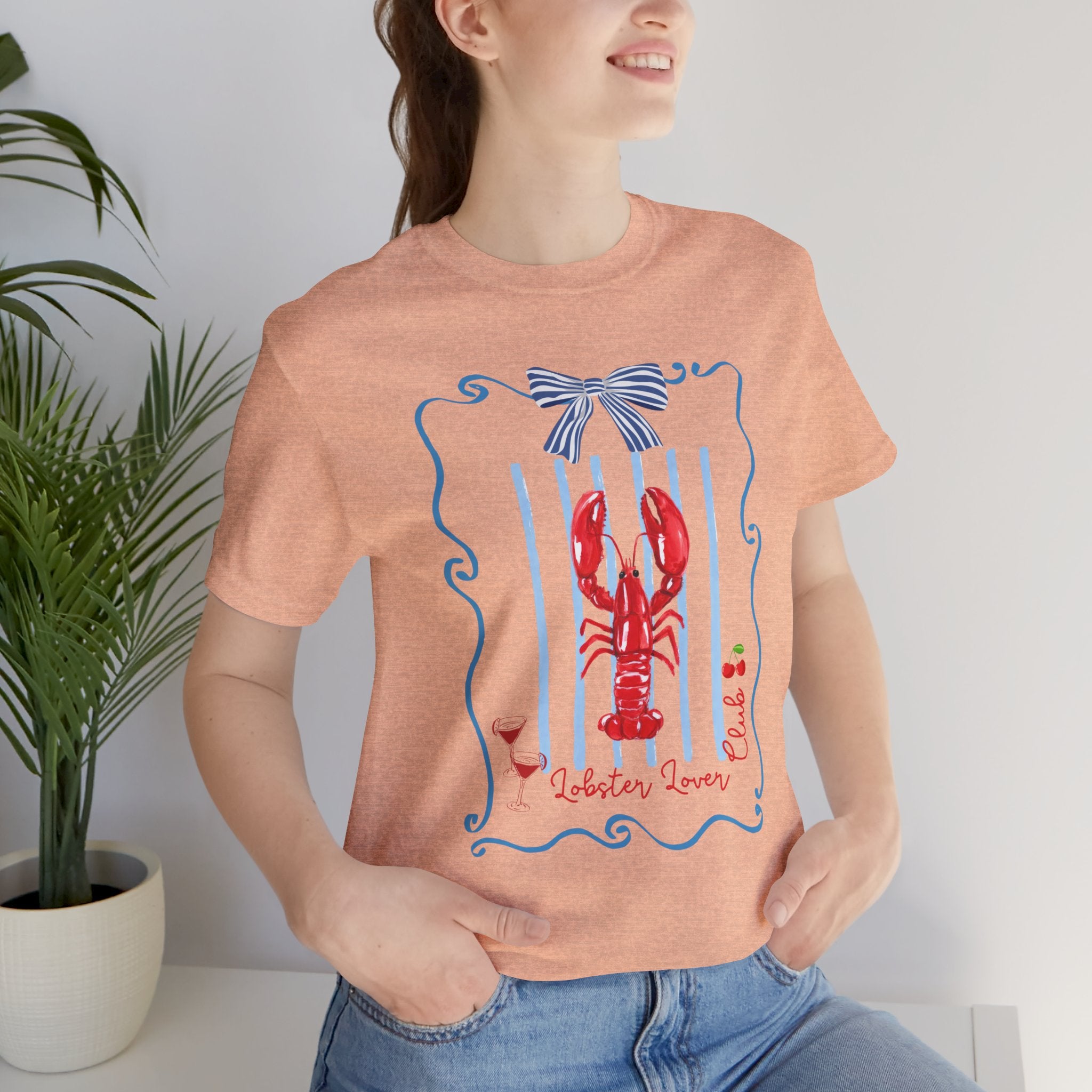 Lobster Club Tee — Casual Short-Sleeve Shirt for Seafood Lovers