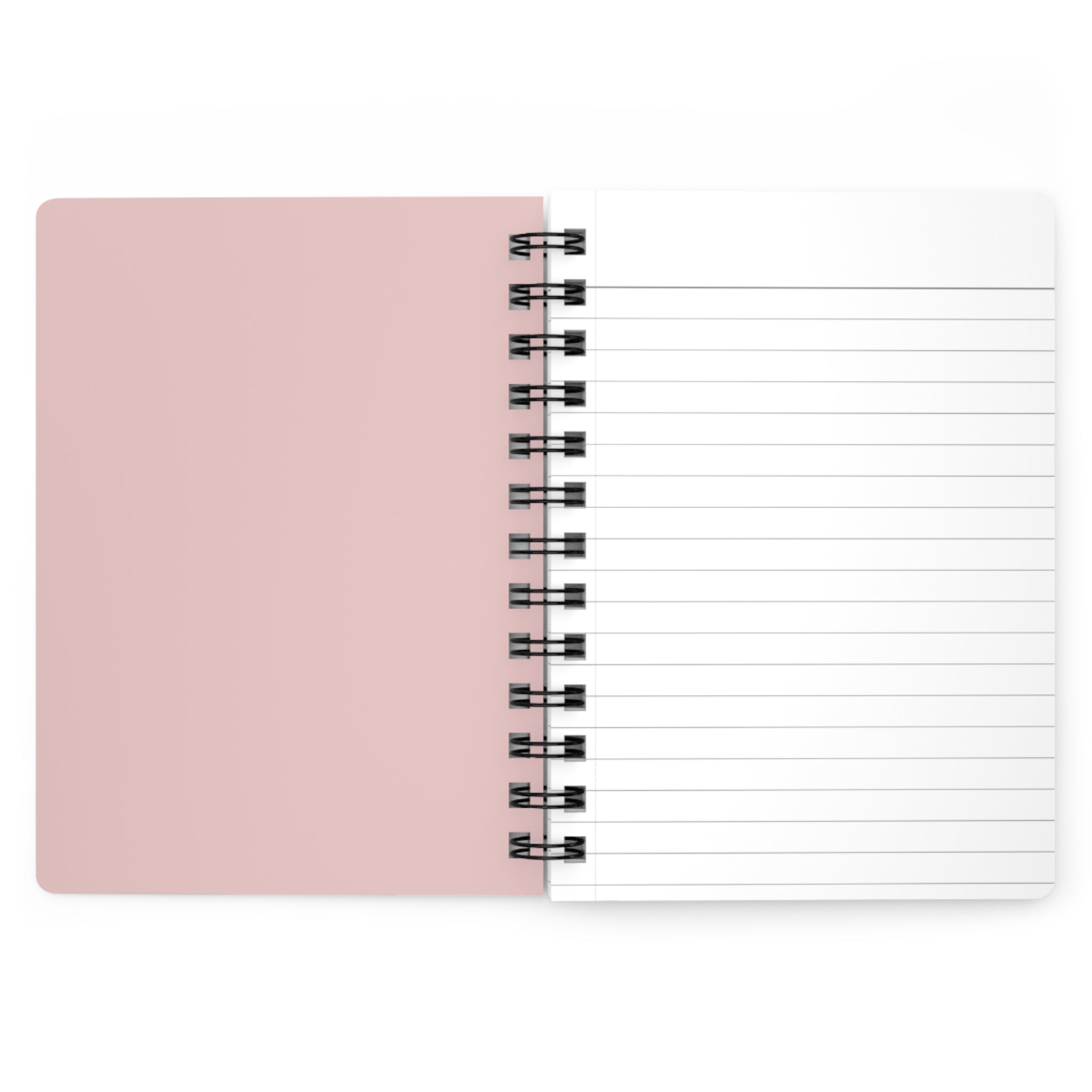 Floral Pink Watercolor Spiral Journal — "Journal" Covered Notebook for Notes & Gifts